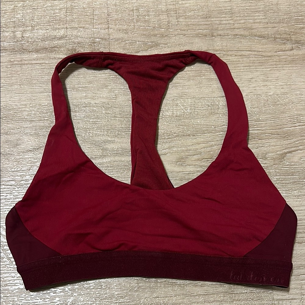 Lululemon Athletica Red Sports Bra Intimates